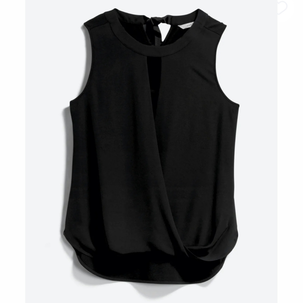 Elegant Black Sleeveless Top